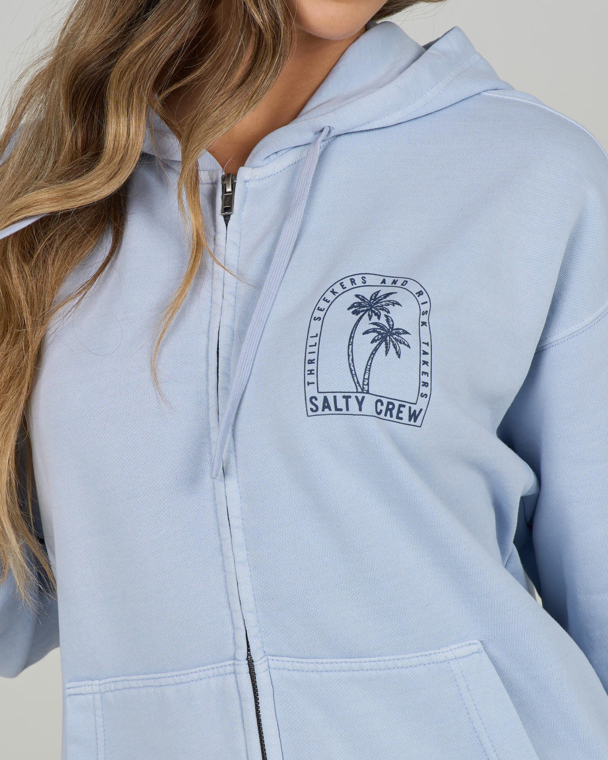 ARCHWAY ZIP HOODY - Fog | Salty Crew