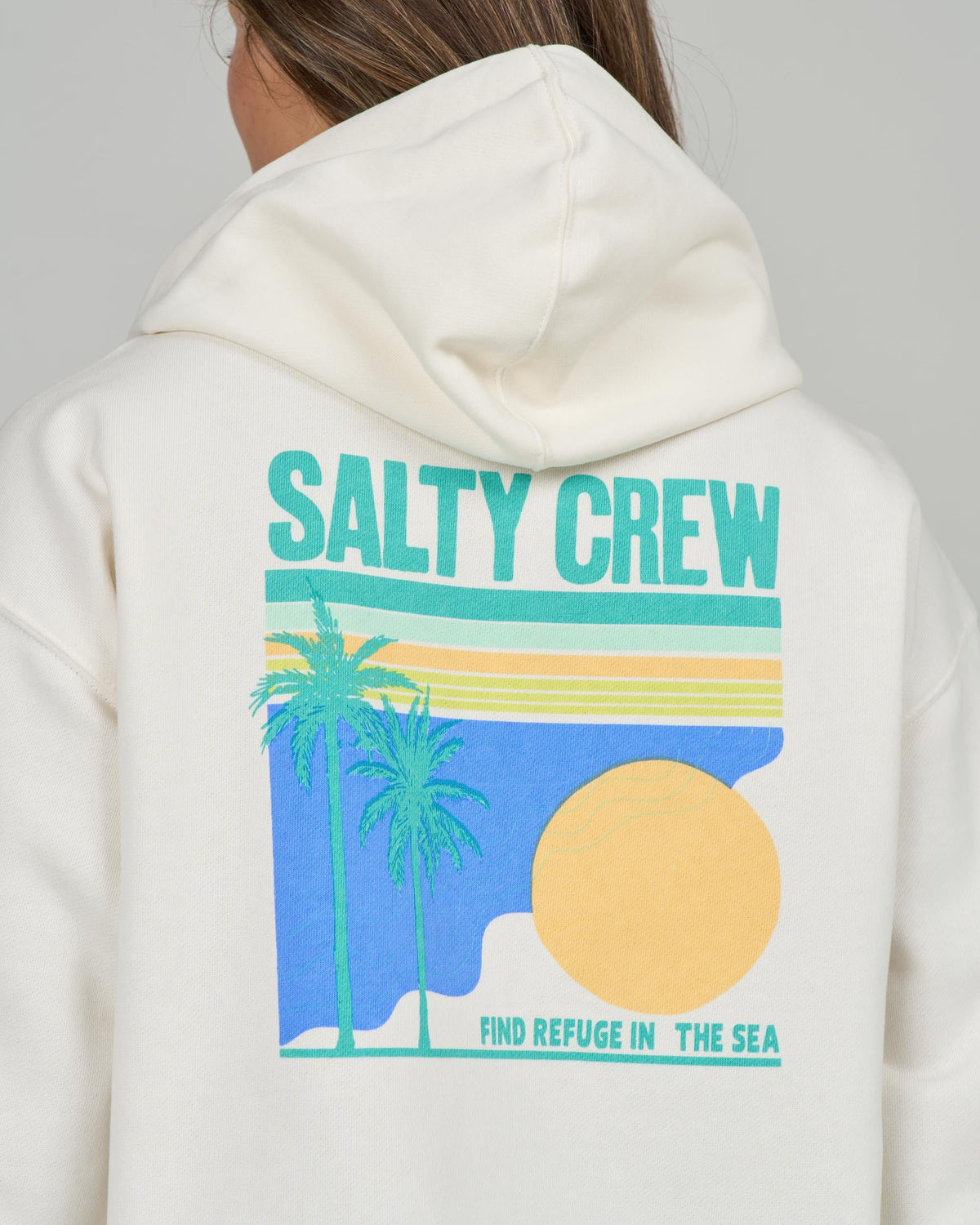SIMPLICITY ZIP HOODY - Off White | Salty Crew