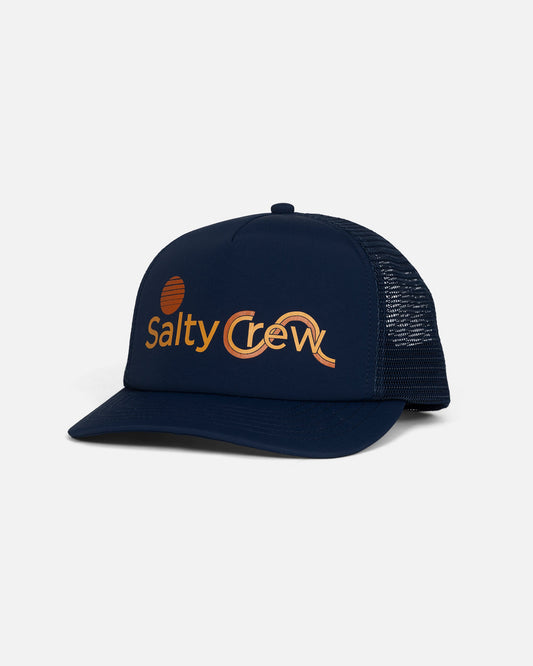 SUNNY FOAMY TRUCKER - Navy | Salty Crew