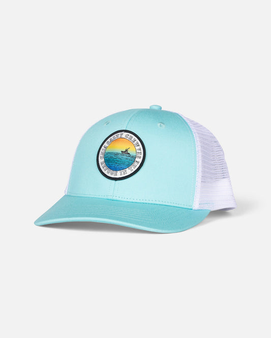 PATCHED RETRO TRUCKER - Seafoam | Salty Crew