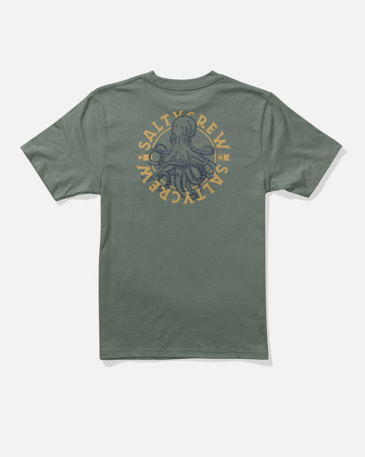 TENTACLES BOYS SS TEE - Laurel Wreath | Salty Crew