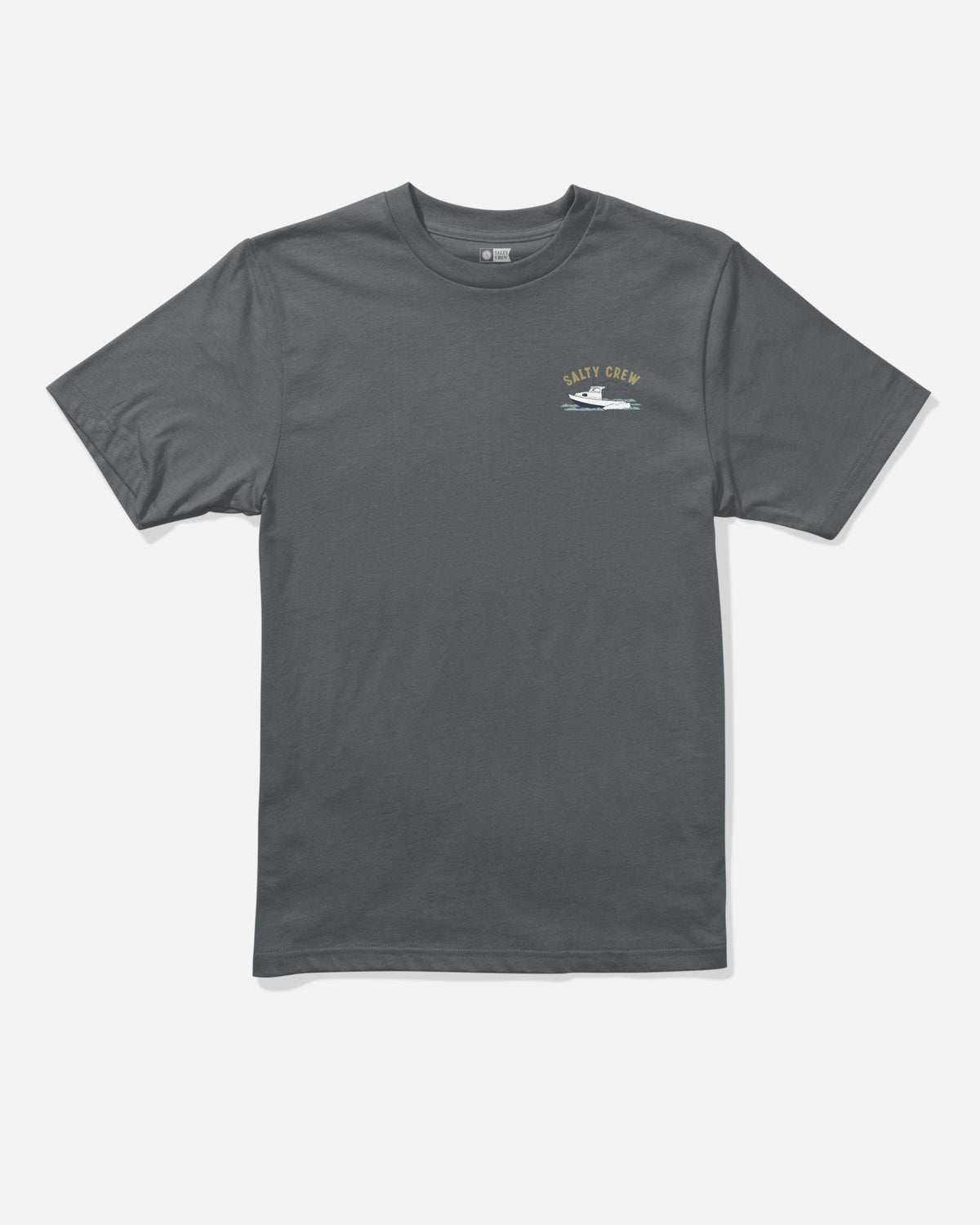 BOAT REPAIR BOYS SS TEE - Charcoal | Salty Crew