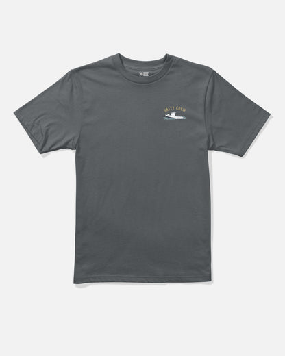 BOAT REPAIR BOYS SS TEE - Charcoal | Salty Crew