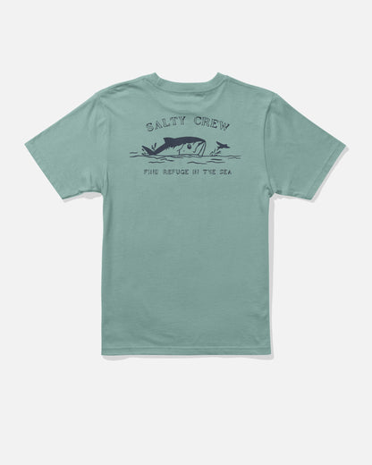 PEEKED BOYS SS TEE - Mackerel | Salty Crew