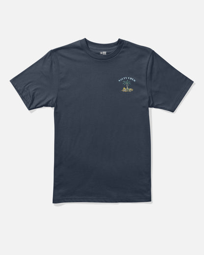 DESERTED BOYS SS TEE - Navy | Salty Crew