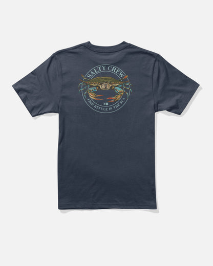 JIMMY BOYS SS TEE - Navy | Salty Crew