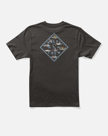 TIPPET FILL BOYS SS TEE - Black | Salty Crew