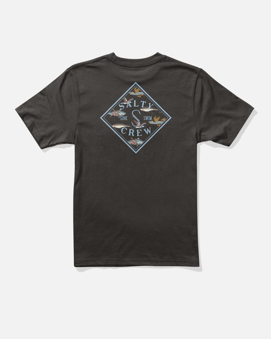 TIPPET FILL BOYS SS TEE - Black | Salty Crew