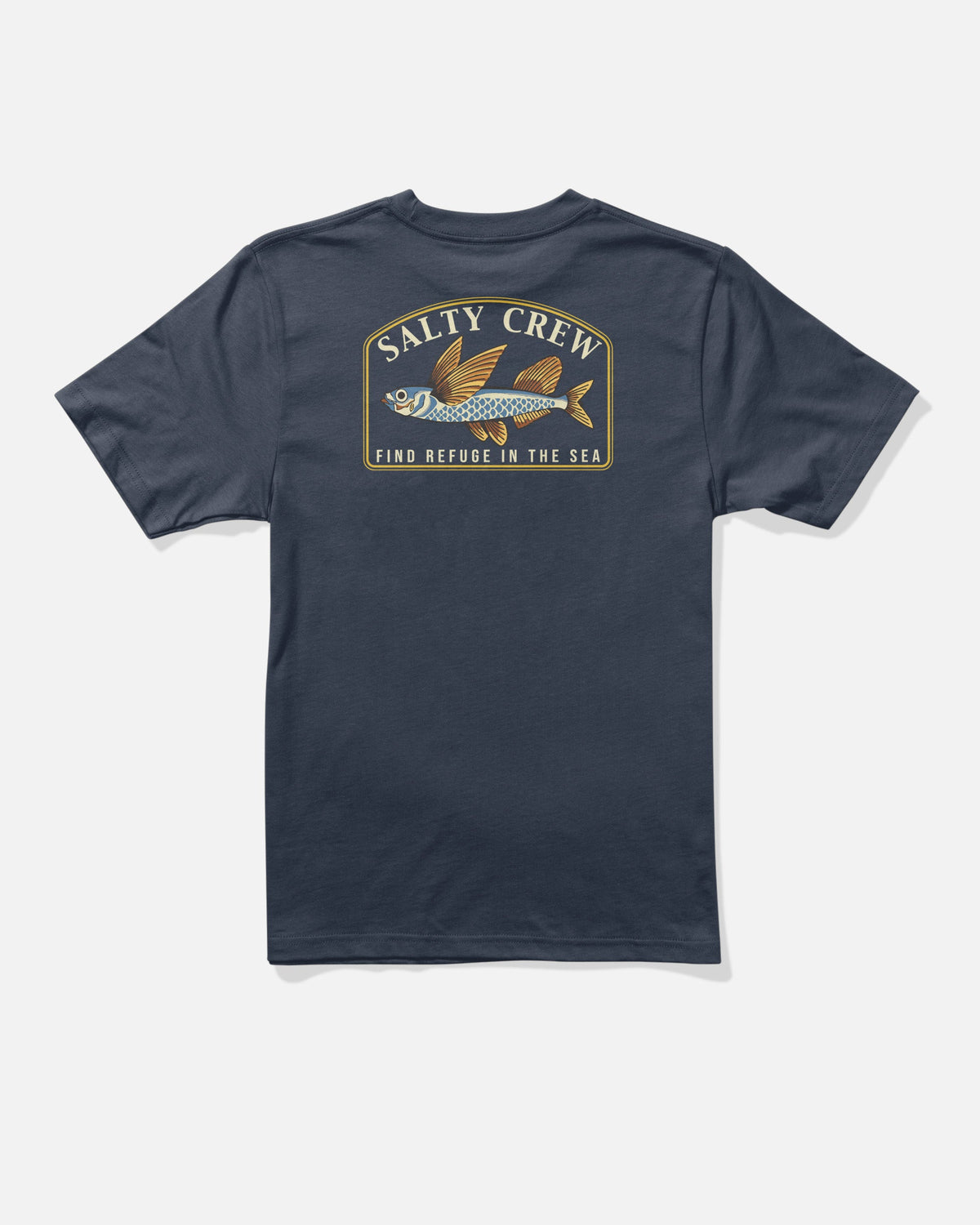 FLY HOME BOYS SS TEE - Navy | Salty Crew