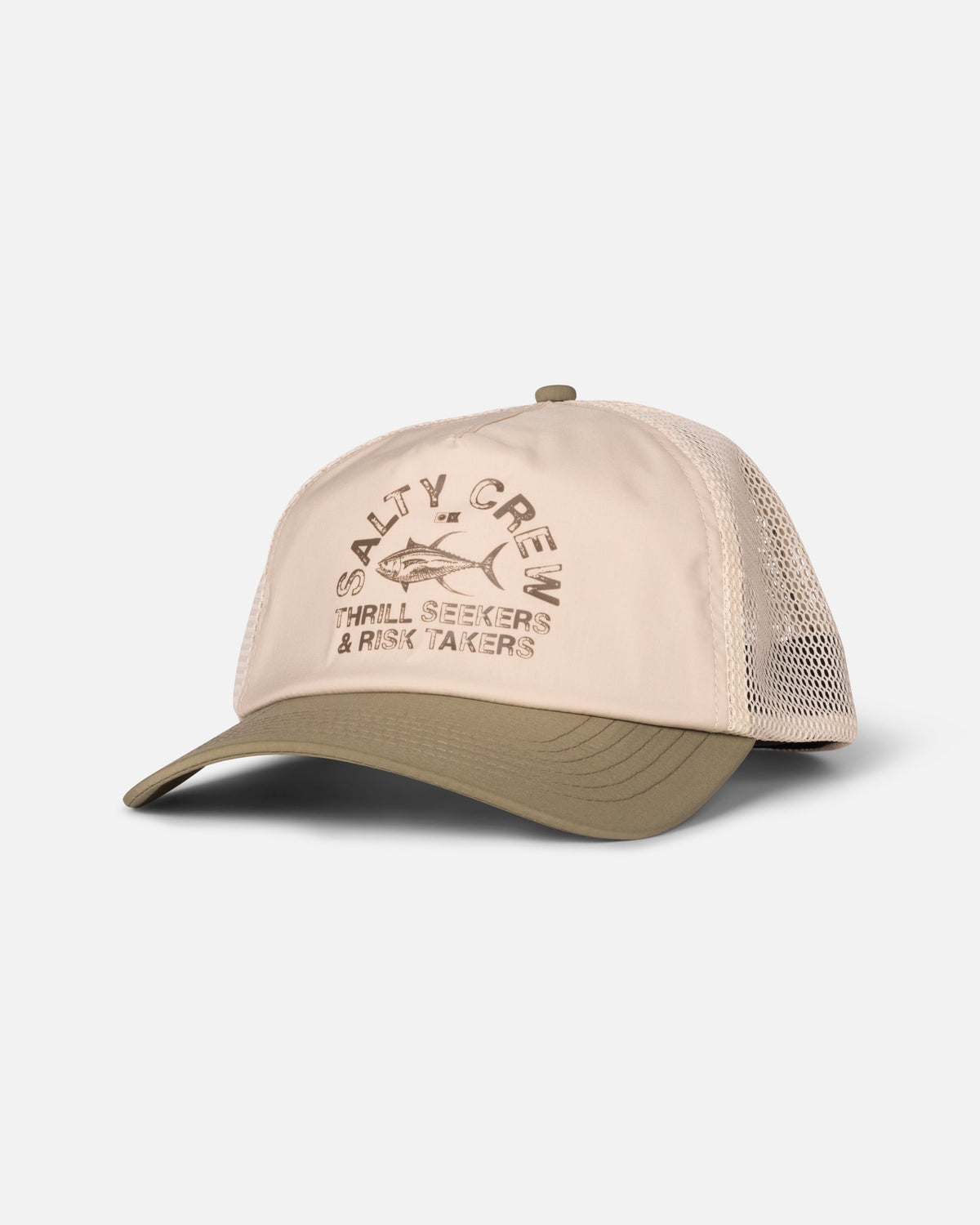 STAMPED TRUCKER - Off White/Fern | Salty Crew