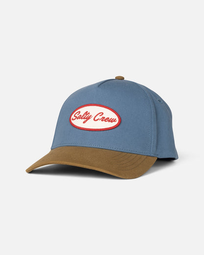 UPSTREAM SNAPBACK - Slate/Khaki | Salty Crew