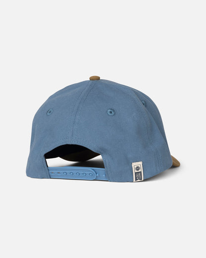 UPSTREAM SNAPBACK - Slate/Khaki | Salty Crew
