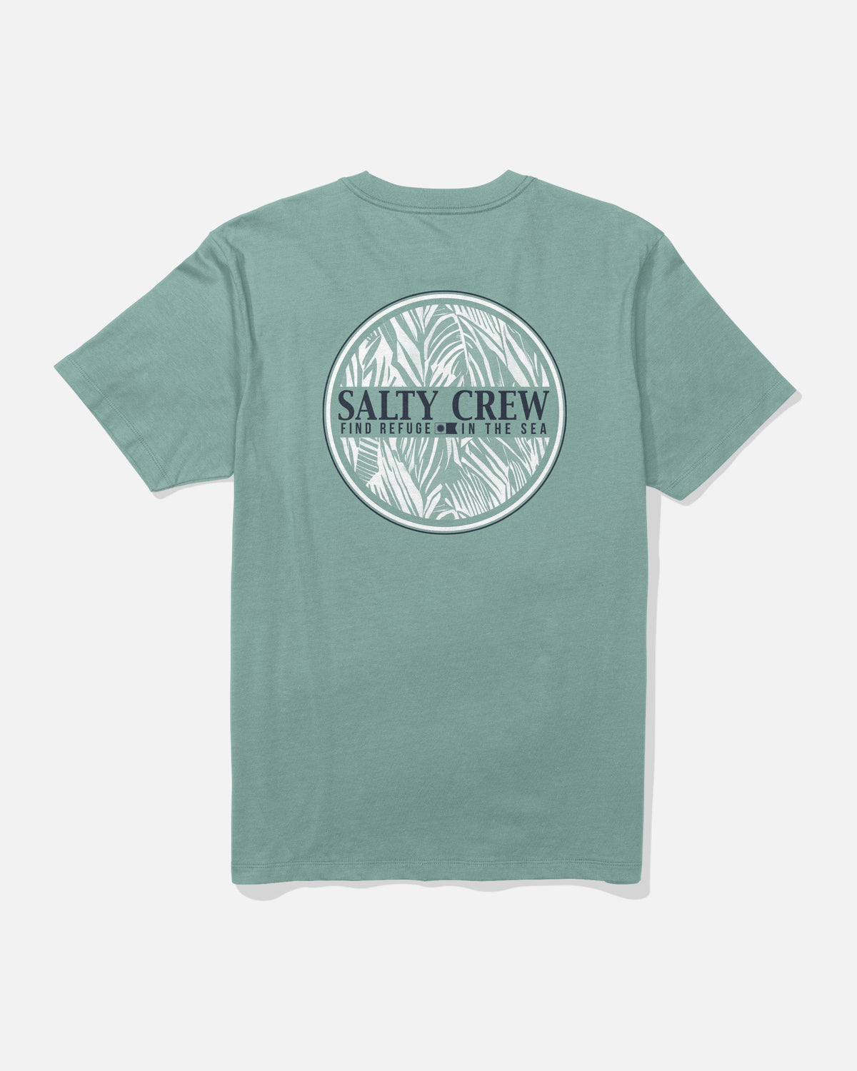 SPLIT FILL SS TEE - Mackerel | Salty Crew