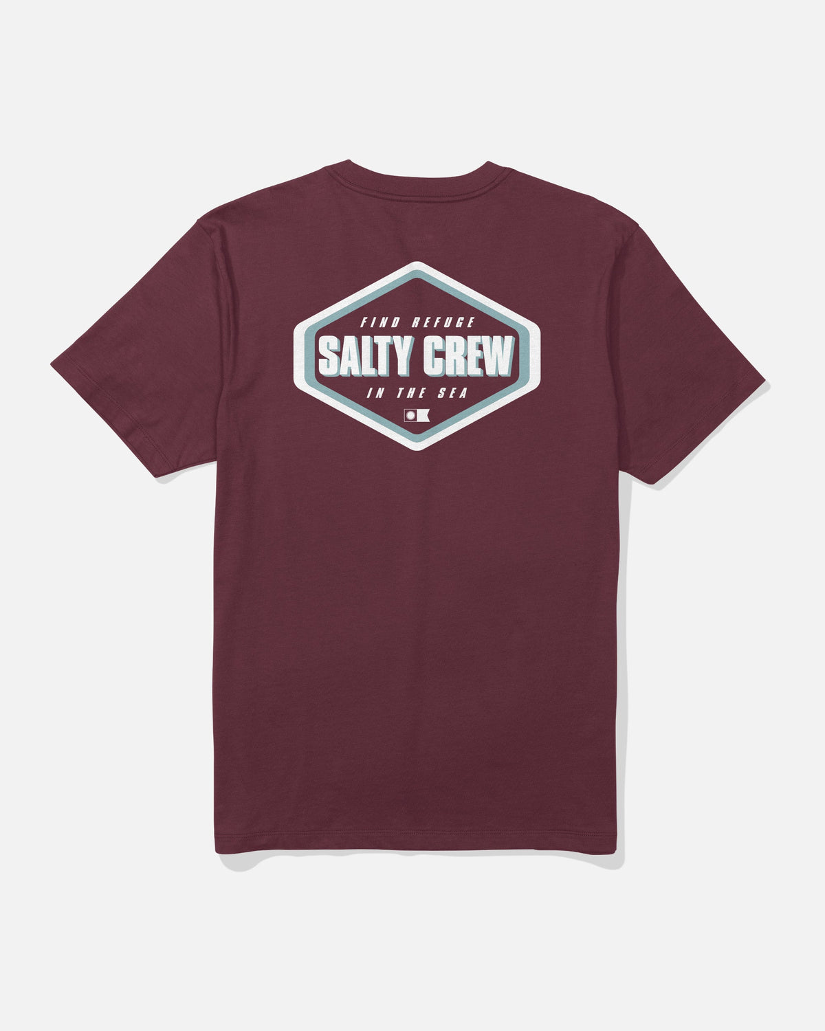 SHAPELY SS TEE - Burgundy | Salty Crew