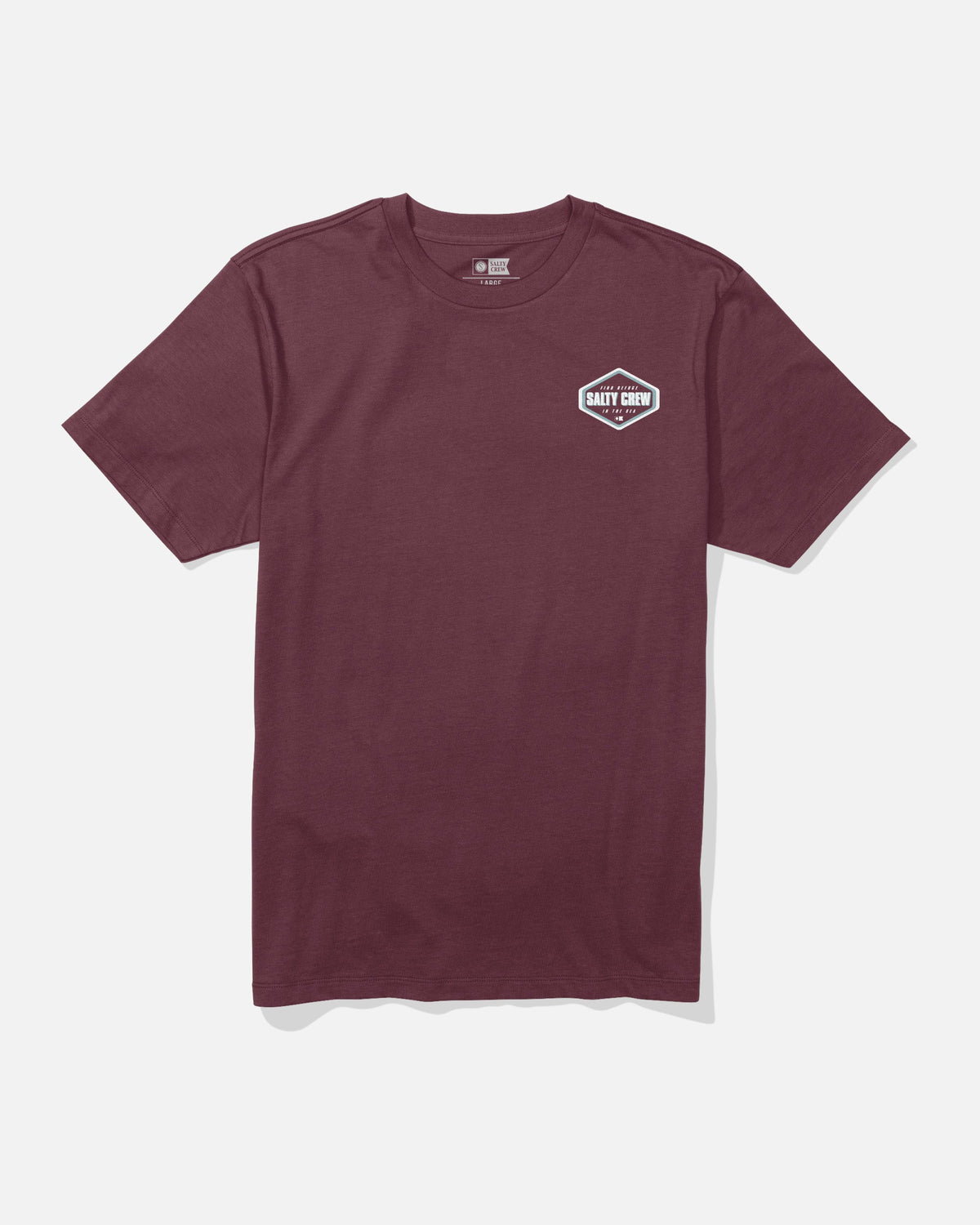 SHAPELY SS TEE - Burgundy | Salty Crew