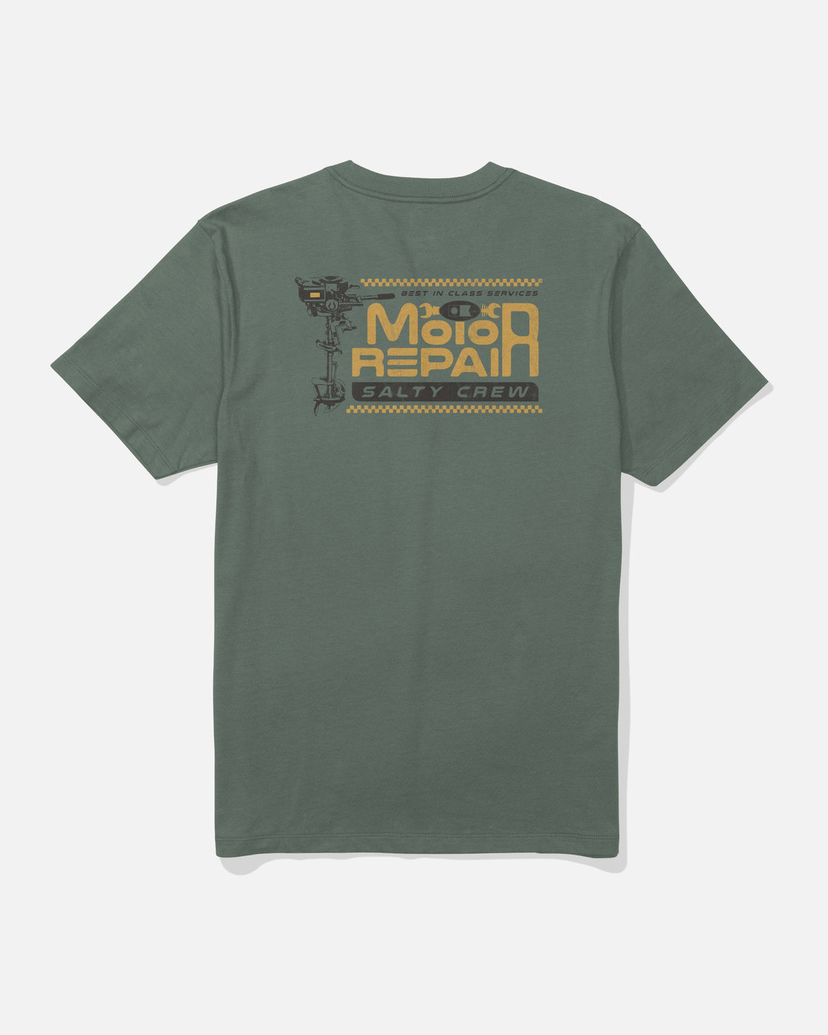 MOTOR REPAIR SS TEE - Laurel Wreath | Salty Crew