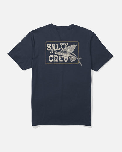 FLYER SS TEE - Navy | Salty Crew