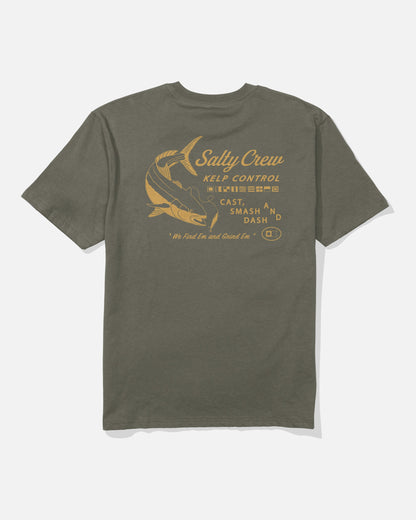 KELP CNTRL CLASSC SS TEE - Dusty Olive | Salty Crew