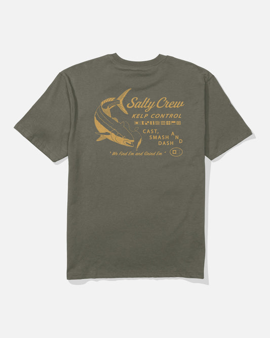 KELP CNTRL CLASSC SS TEE - Dusty Olive | Salty Crew