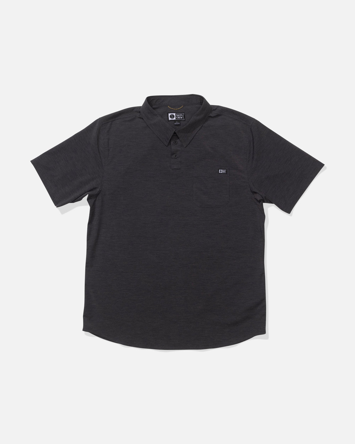 DRIFTER UV POLO - Black | Salty Crew