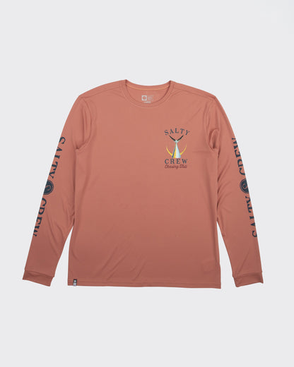 TAILED L/S SUNSHIRT - Coral | Salty Crew