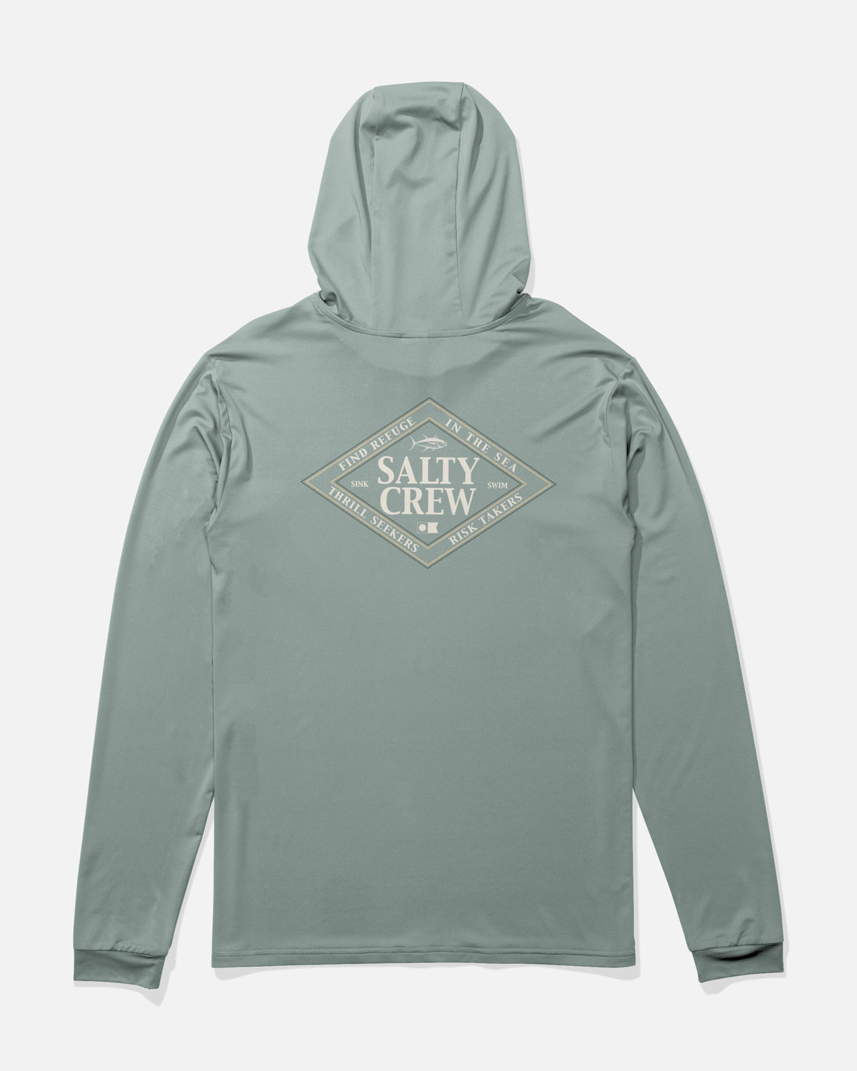 ICONIC HOOD SUNSHIRT - Jade | Salty Crew
