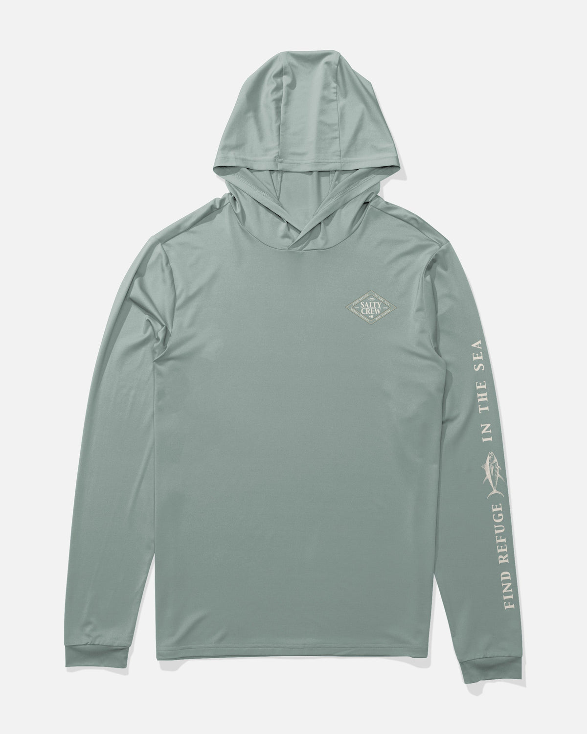 ICONIC HOOD SUNSHIRT - Jade | Salty Crew