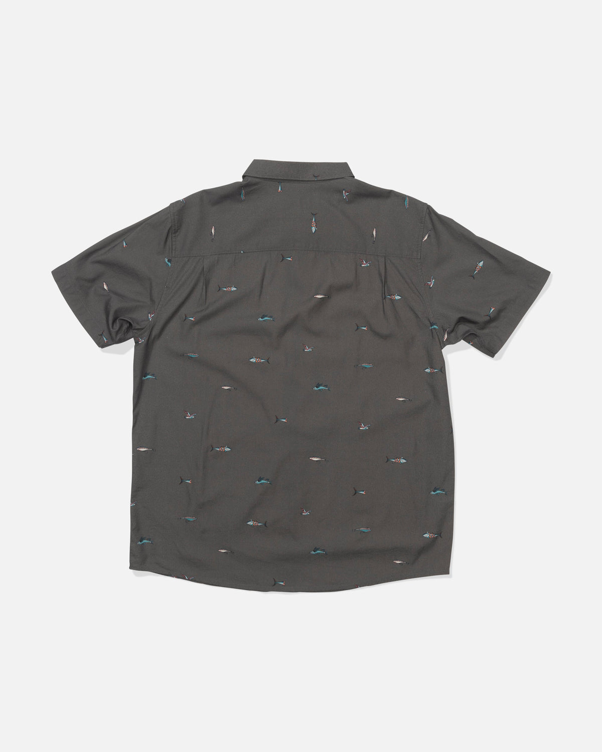 CREW SS BUTTON UP - Charcoal | Salty Crew