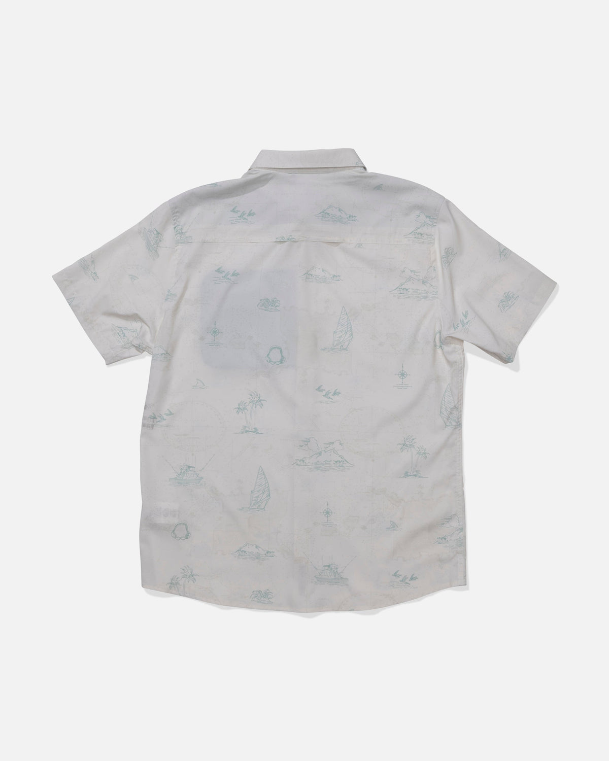 FLAGSHIP UV BUTTON UP - White | Salty Crew