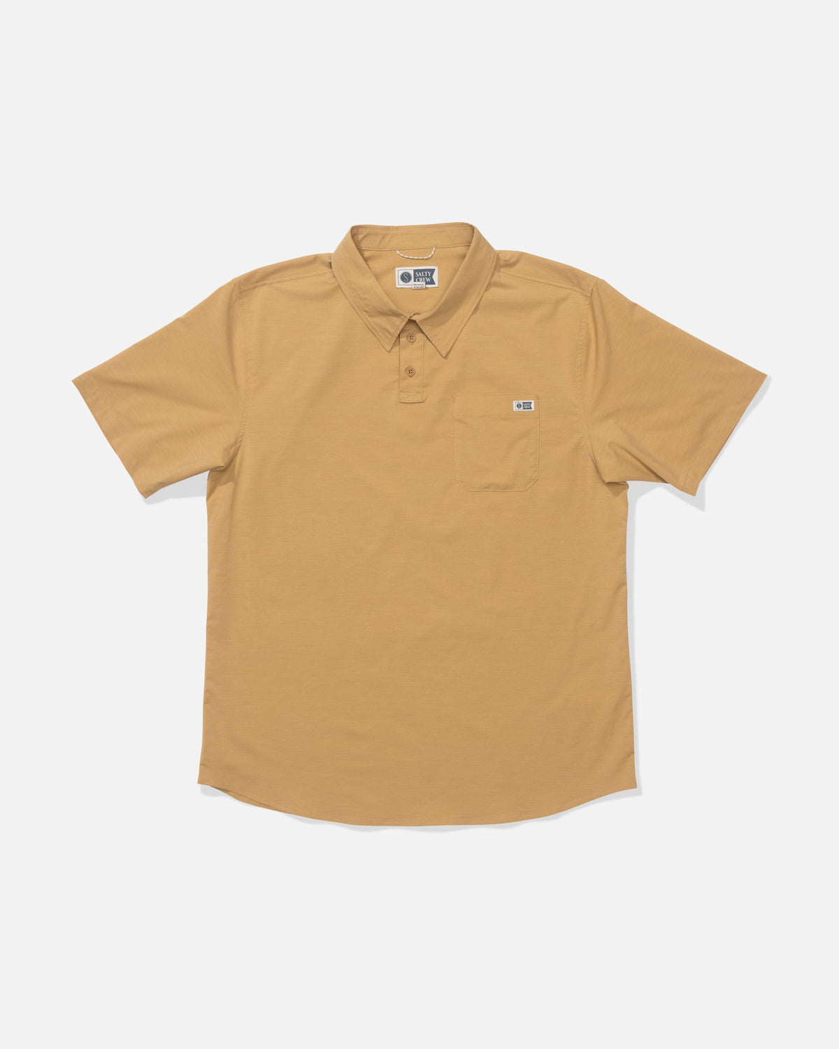 DRIFTER UV POLO - Bone Brown | Salty Crew
