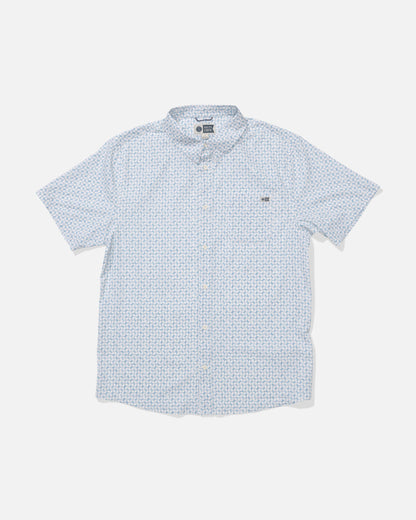 BREEZER PERF BUTTON UP - Off White | Salty Crew