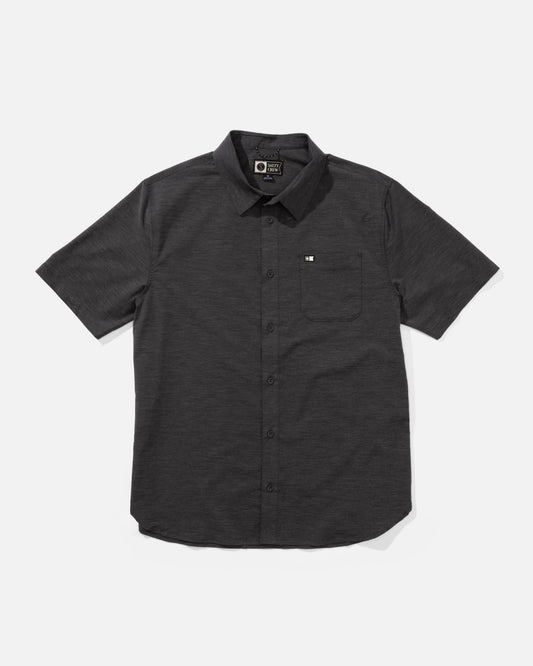 DRIFTER UV BUTTON UP - Black | Salty Crew