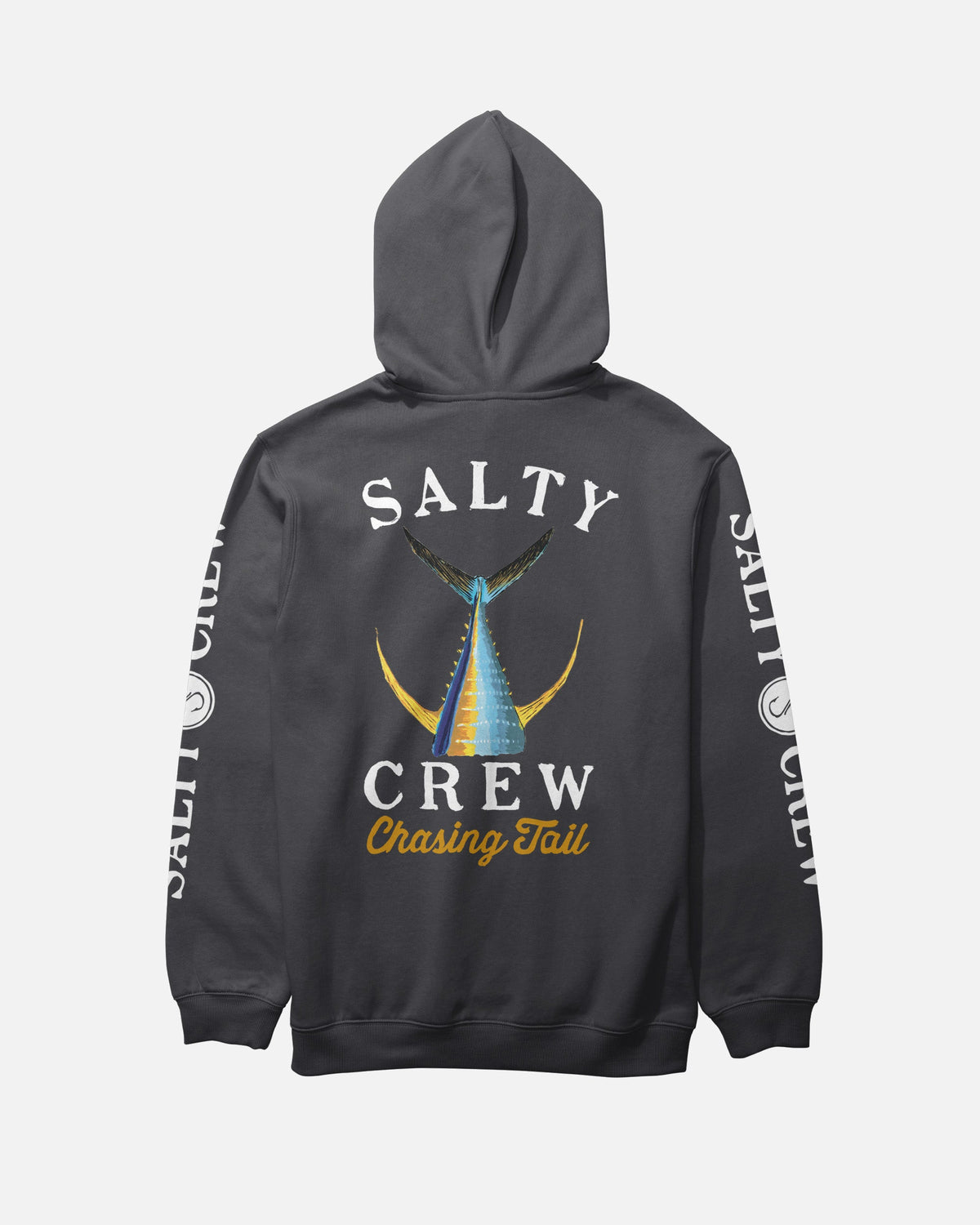TAILED HOOD FLEECE - Black | Salty Crew