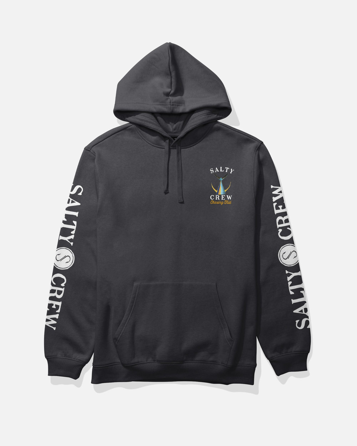 TAILED HOOD FLEECE - Black | Salty Crew