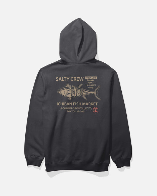 ICHIBAN FLEECE - BLACK | Salty Crew