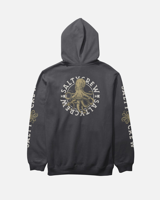 TENTACLES HOODED FLEECE - Black | Salty Crew