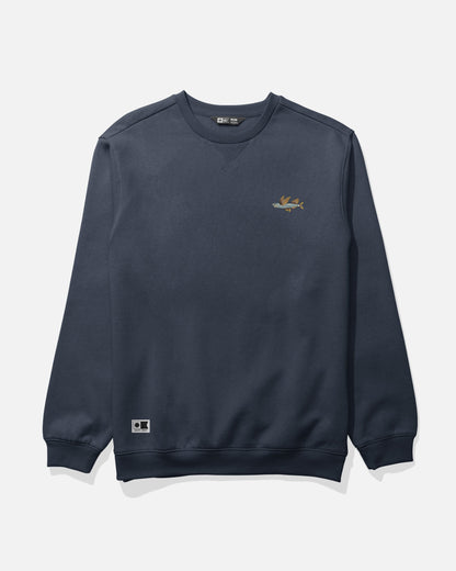 WORN IN CREW FLEECE - Navy | Salty Crew