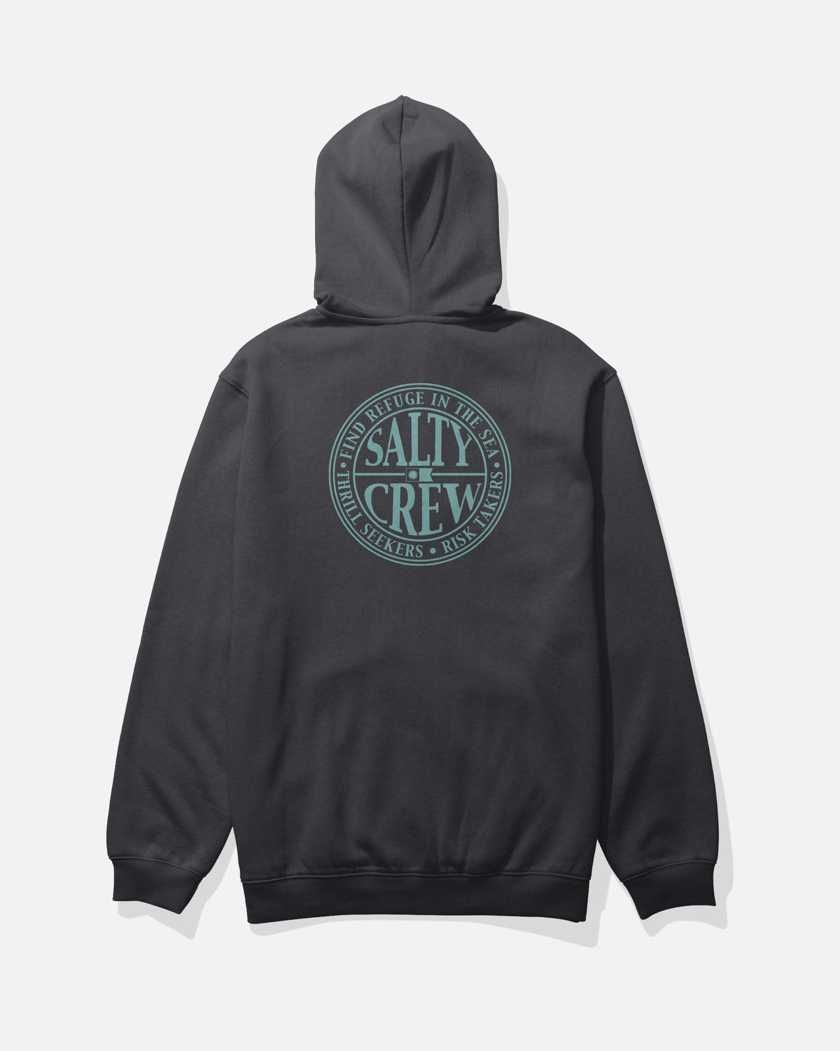 GLOBAL ZIP FLEECE - BLACK | Salty Crew