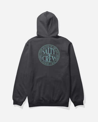 GLOBAL ZIP FLEECE - BLACK | Salty Crew