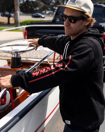 WHALER ICON FLEECE - Black | Salty Crew