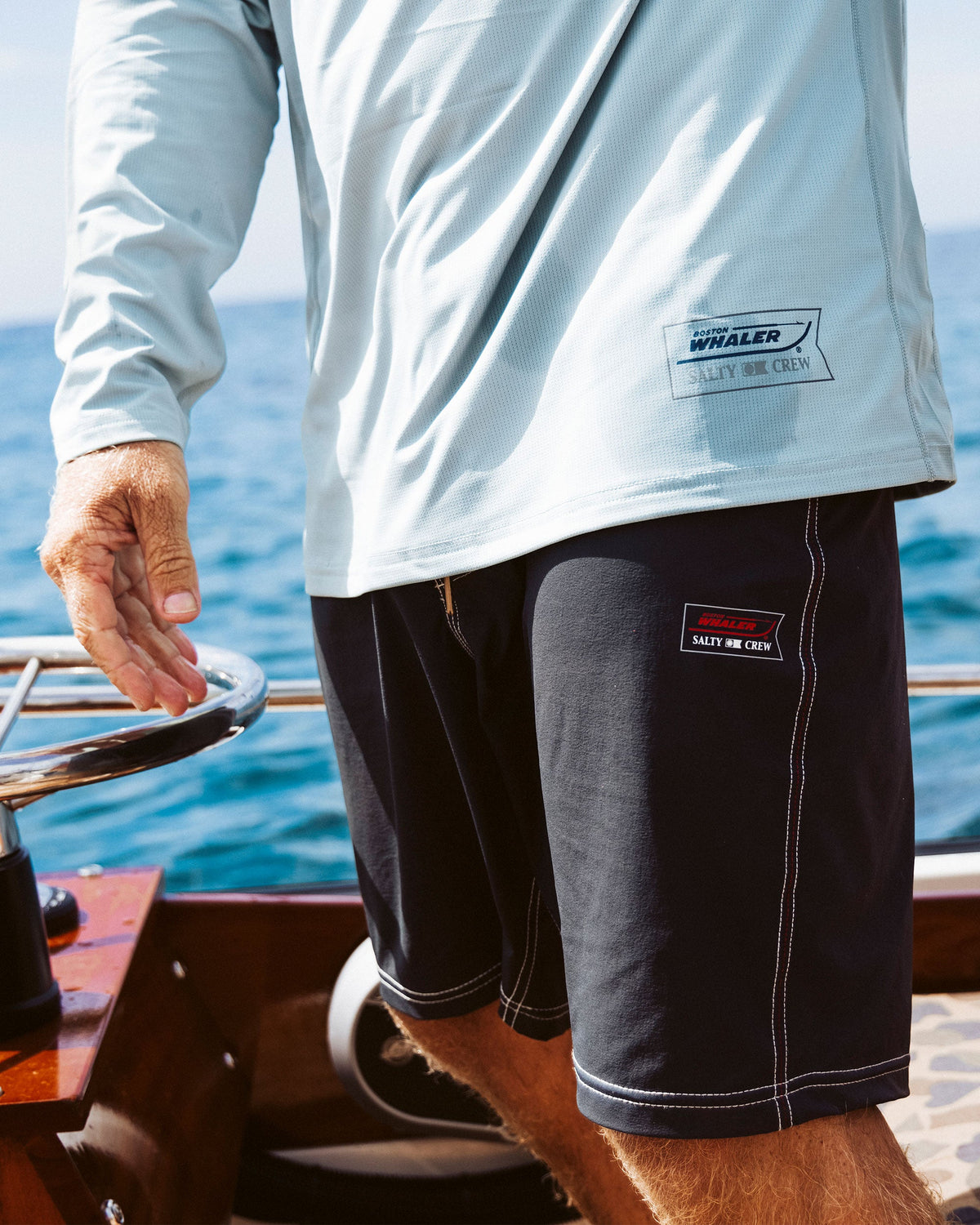 WHALER BOARDSHORT 18.5 - BLACK | Salty Crew