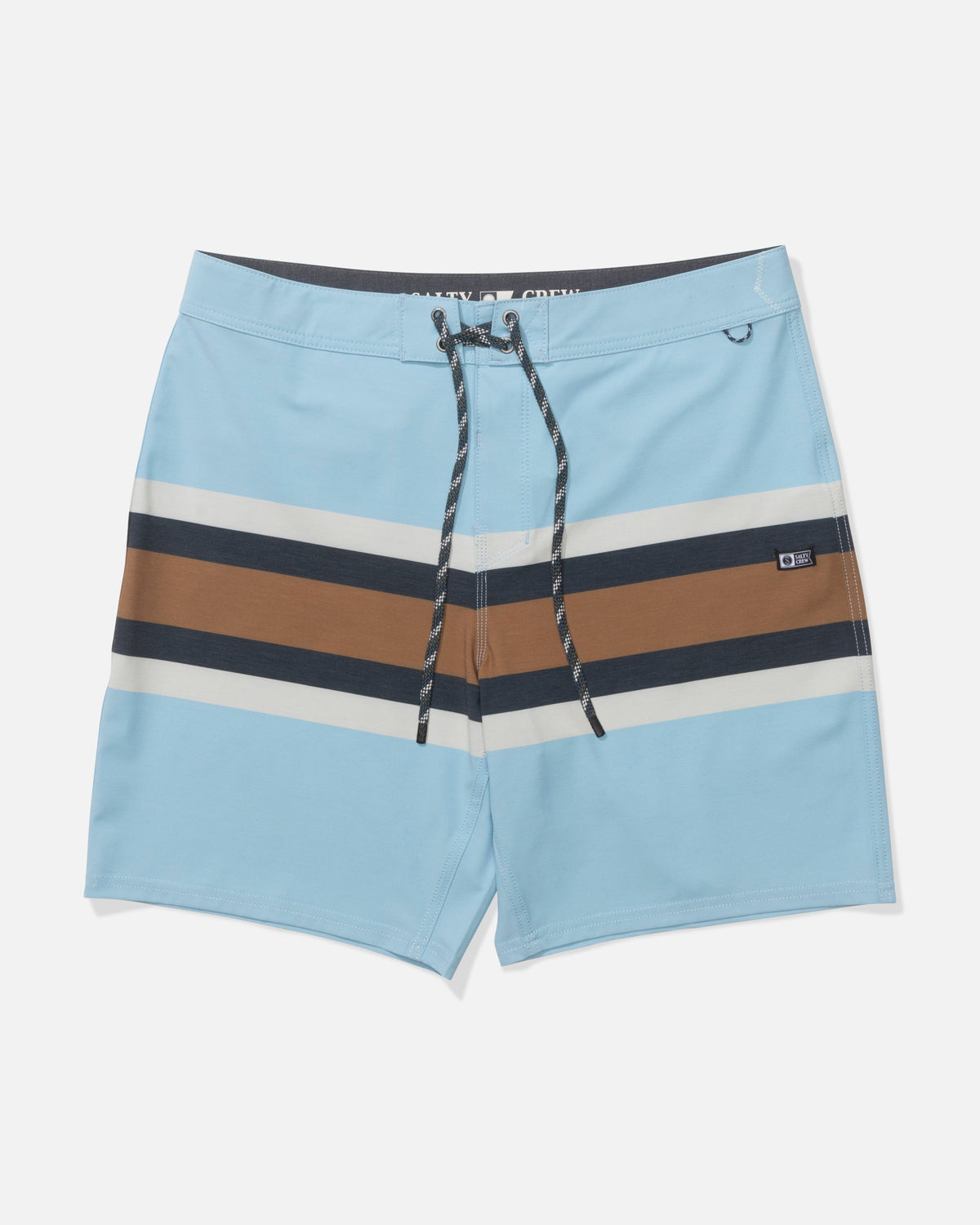 CREW STRIPE BOARDSHORT - Clear Sky | Salty Crew