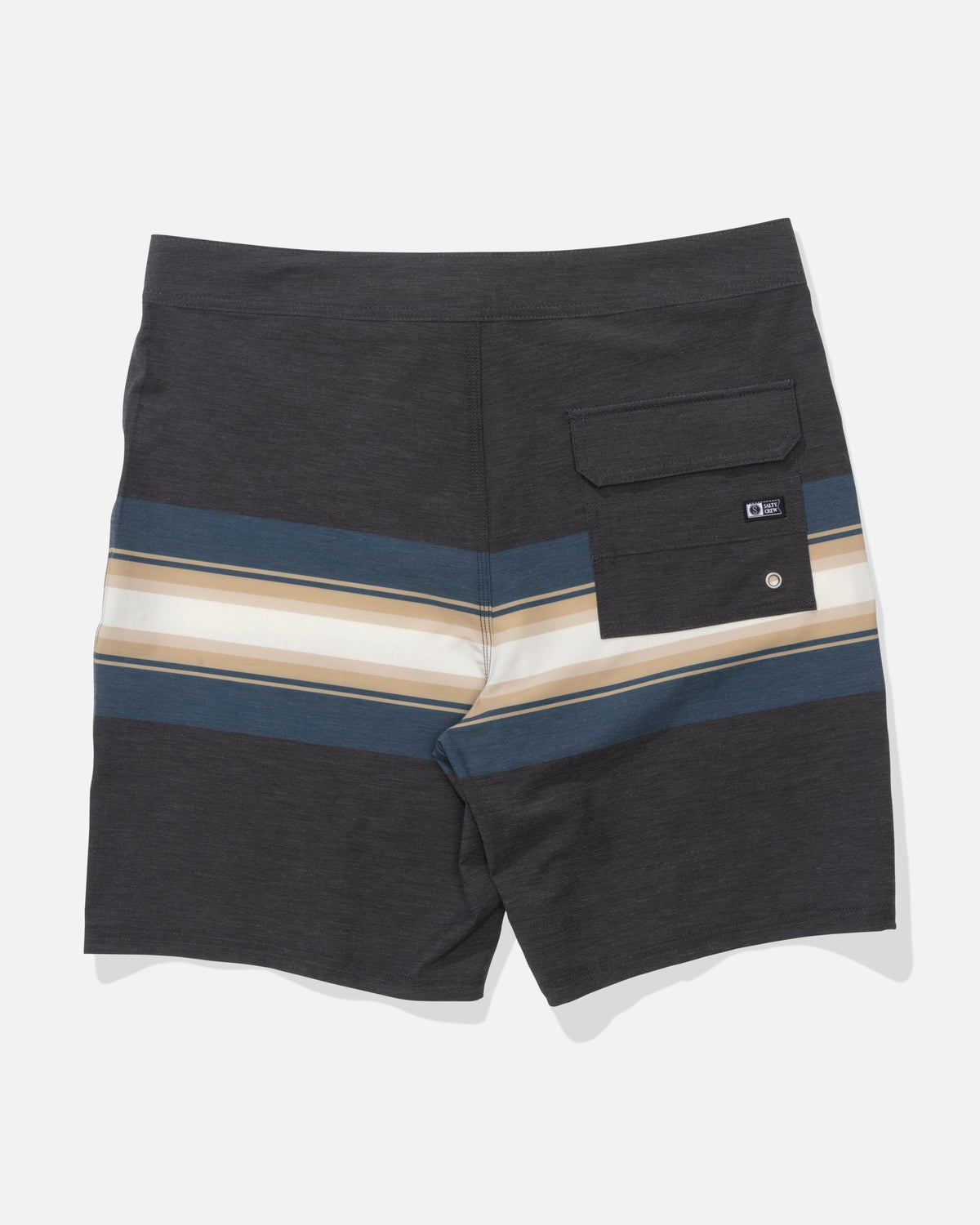 CREW STRIPE BOARDSHORT - Pirate Black | Salty Crew