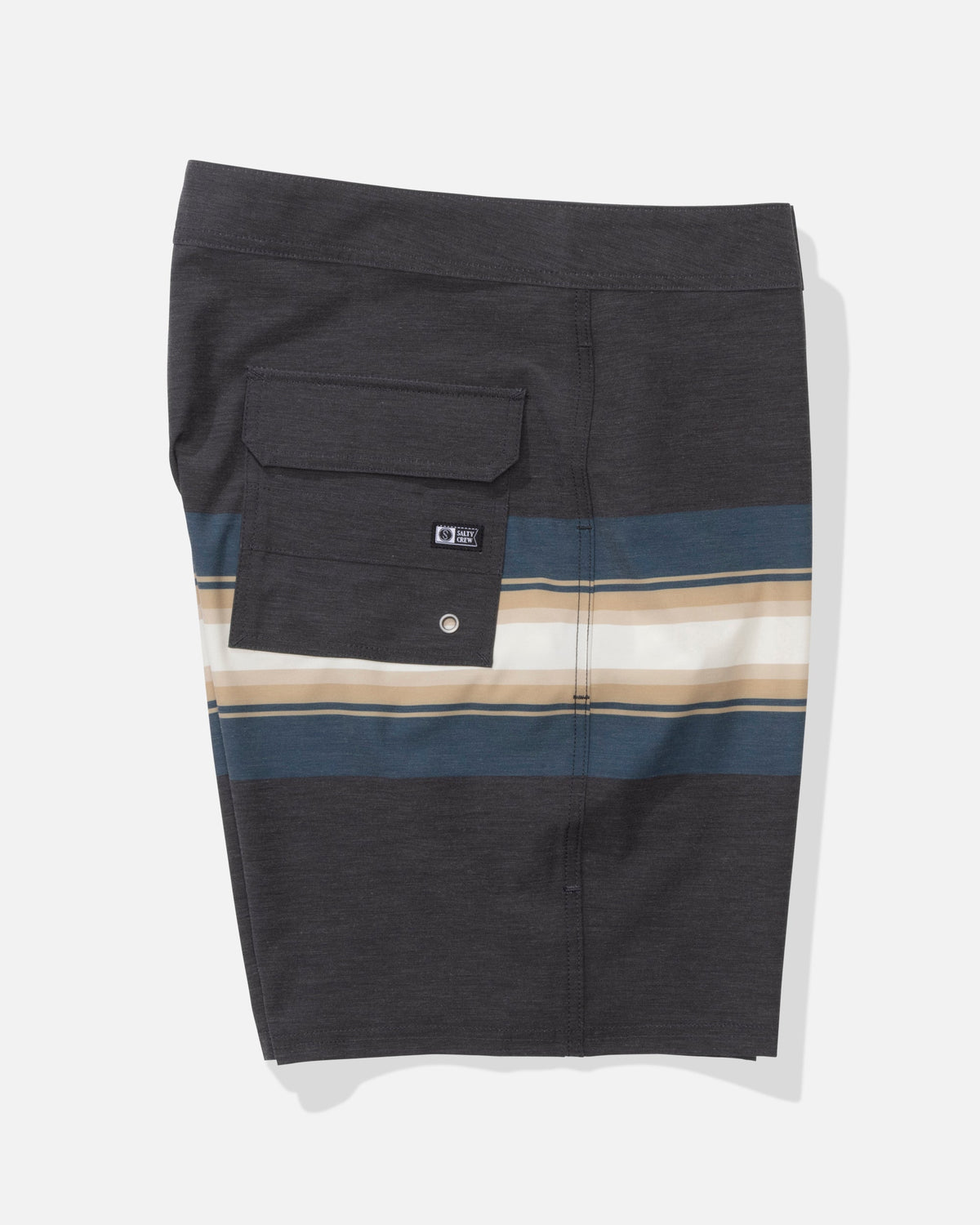CREW STRIPE BOARDSHORT - Pirate Black | Salty Crew