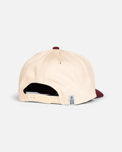 COORDINATES SNAPBACK - Offwhite/Red | Salty Crew