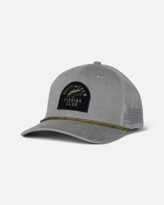 FISHING CLUB TRUCKER - Grey Heather | Salty Crew