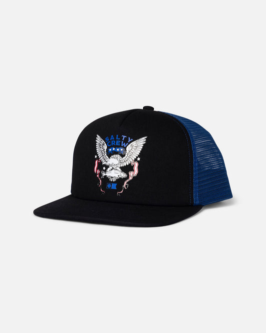 AMERICA TALON TRUCKER - BLACK | Salty Crew