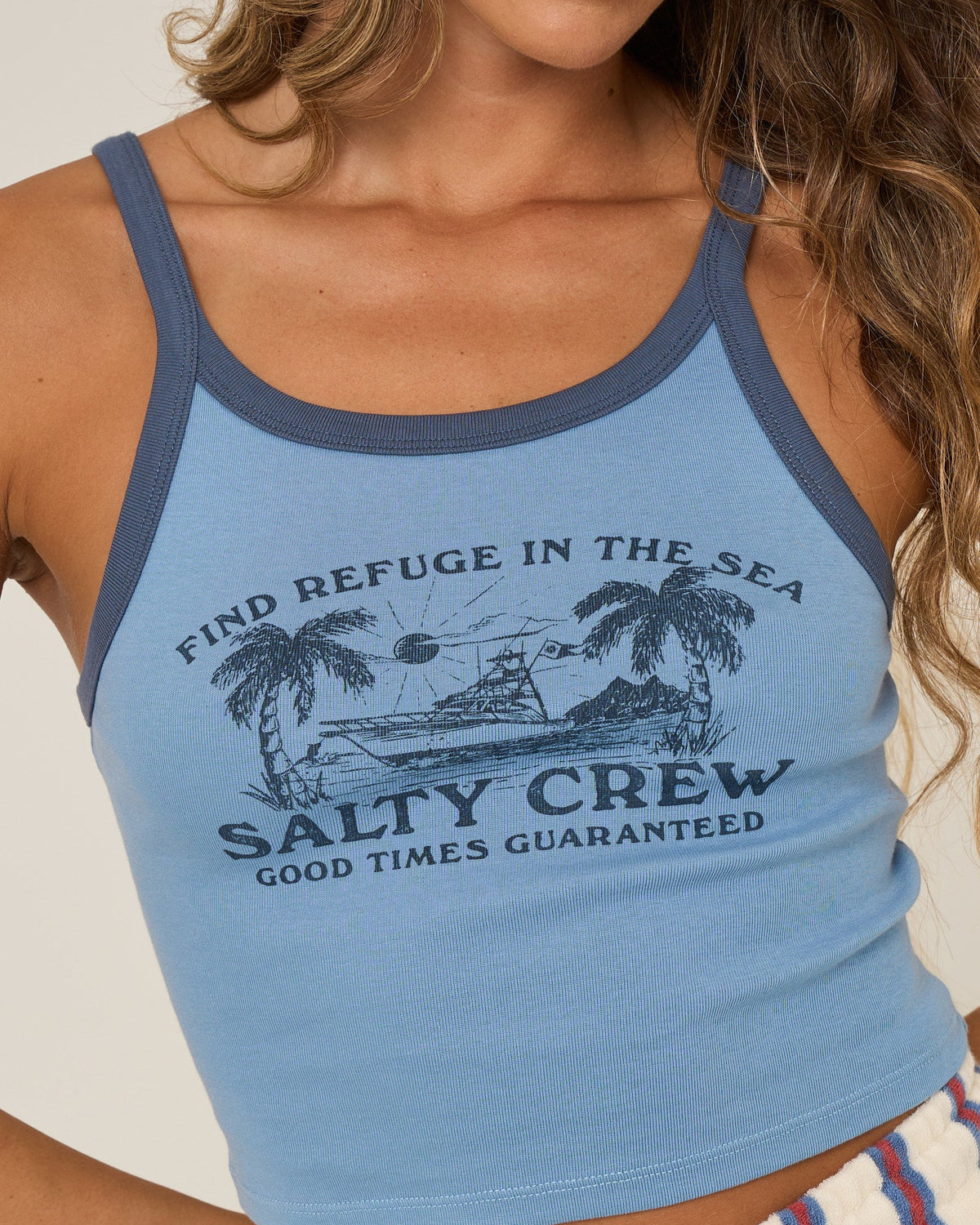 CHARTER TANK - Ash Blue | Salty Crew