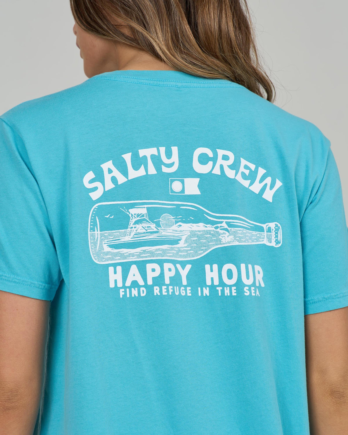 HAPPY HOUR B.F. TEE - Turquoise | Salty Crew