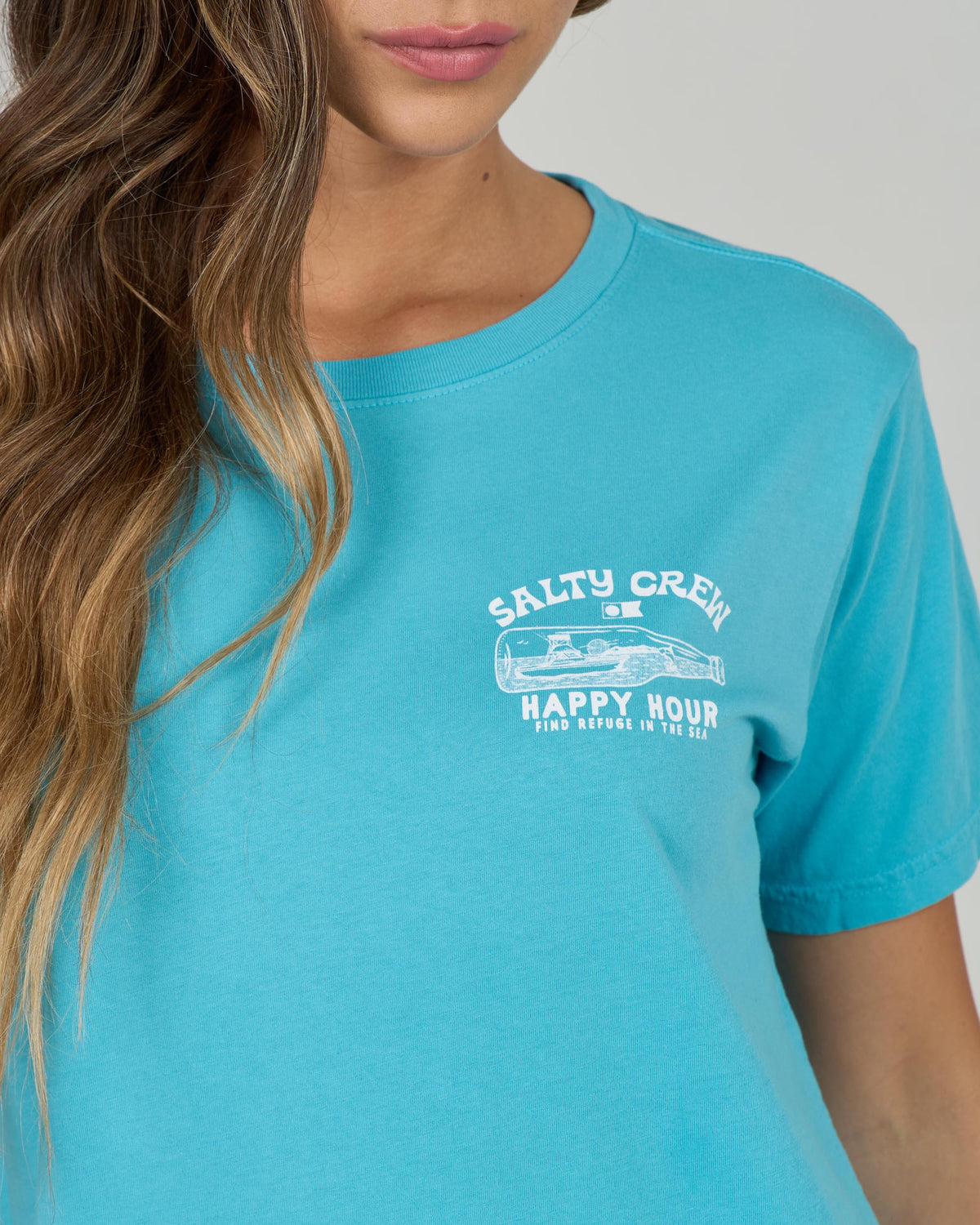 HAPPY HOUR B.F. TEE - Turquoise | Salty Crew
